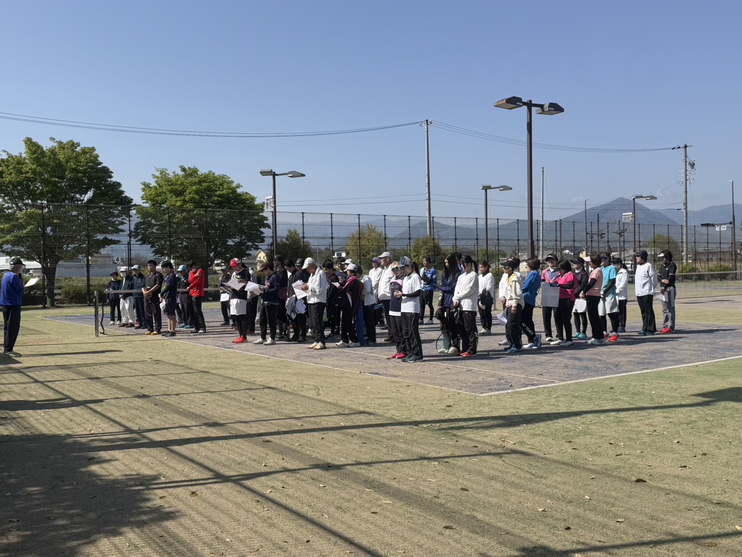 春期上田ソフトテニス大会に出場しました