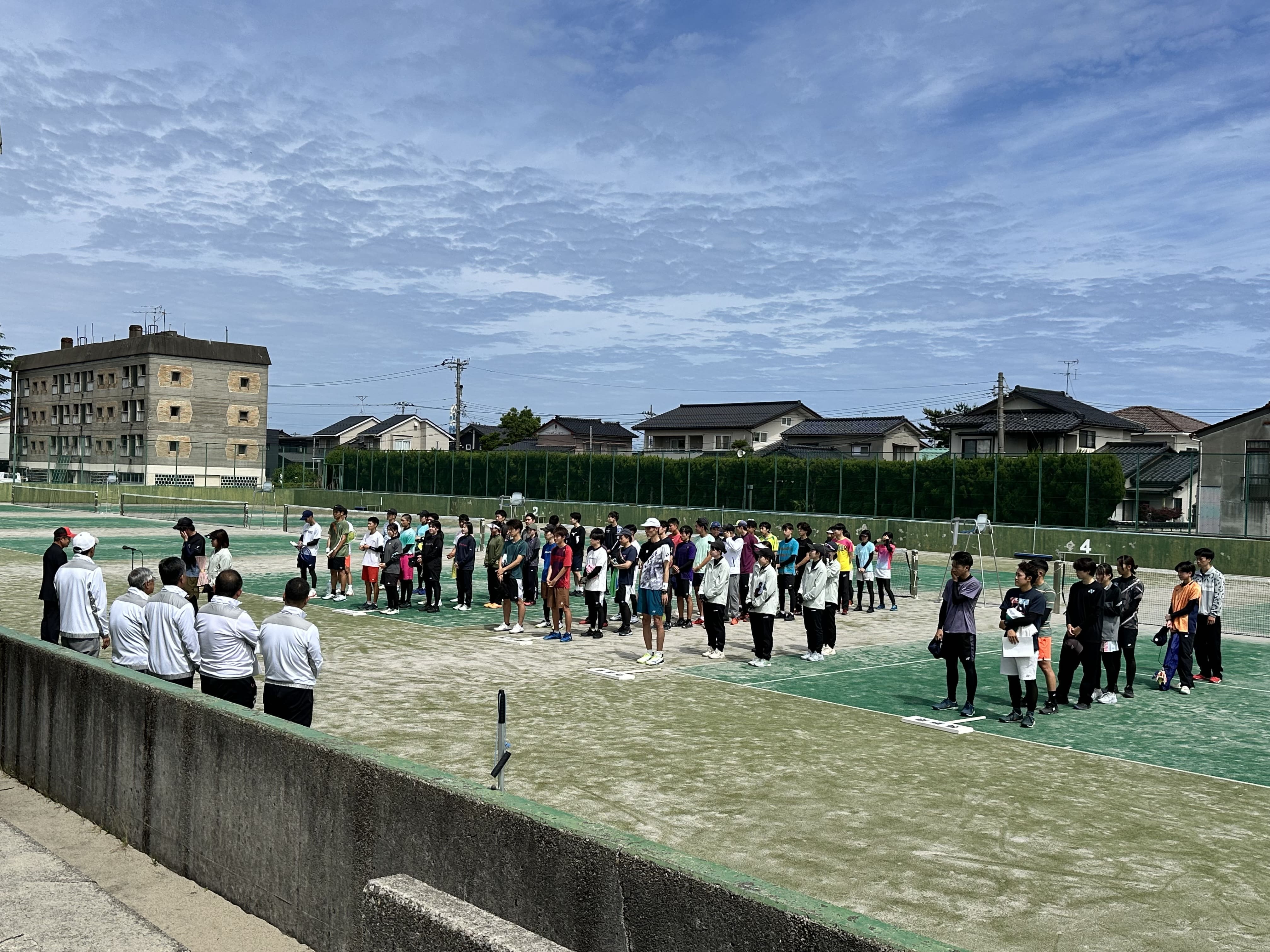 北信越シングルスソフトテニス選手権大会に出場しました