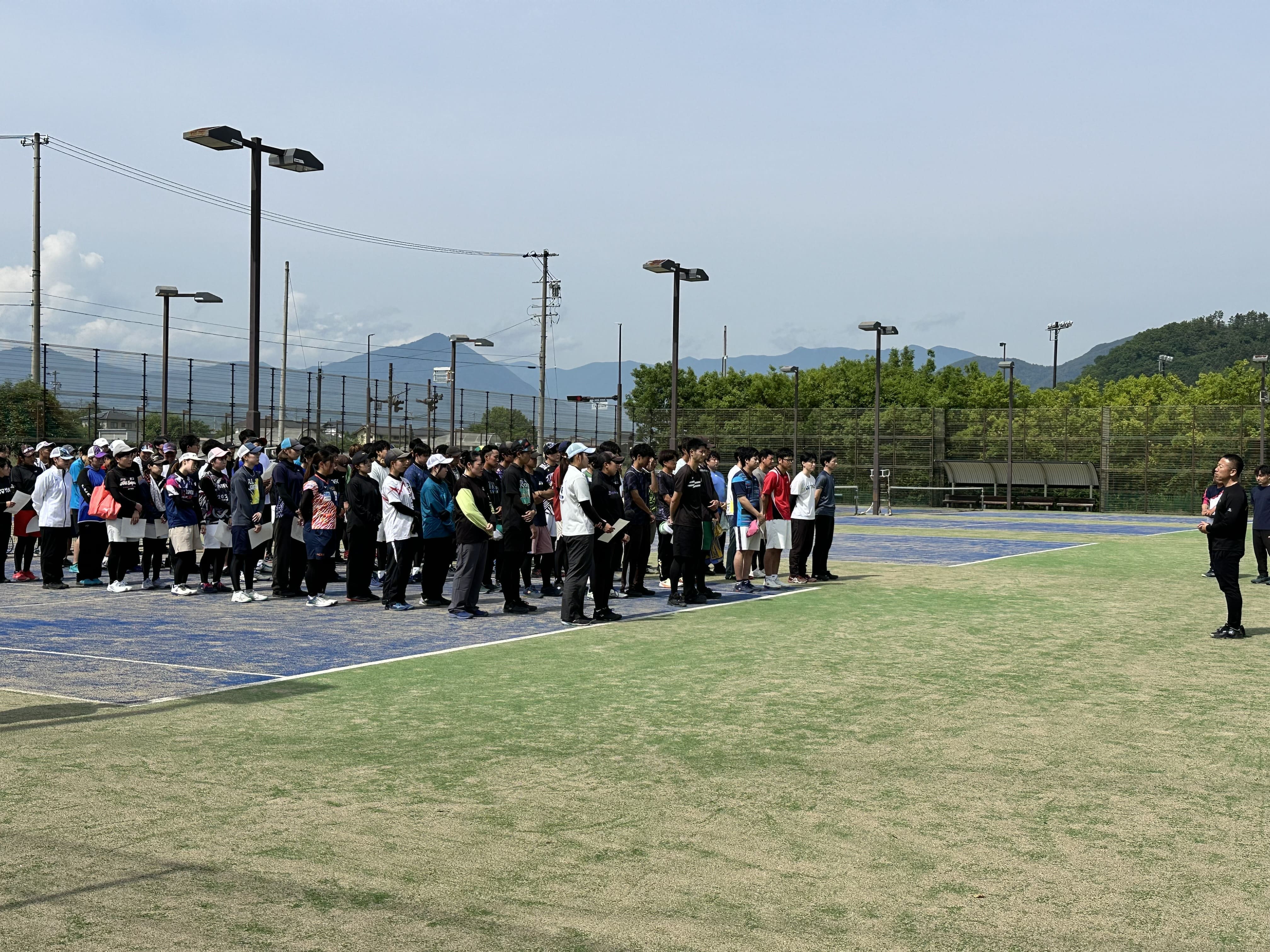国スポ長野県2次選考会ダブルスに出場しました